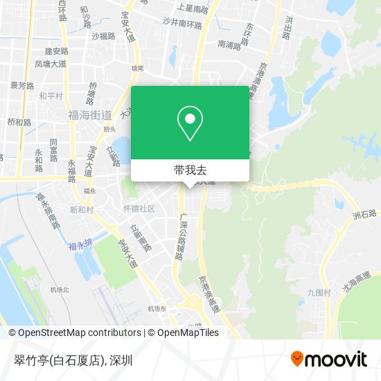 翠竹亭(白石厦店)地图