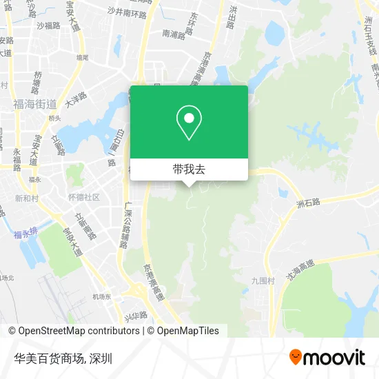 华美百货商场地图