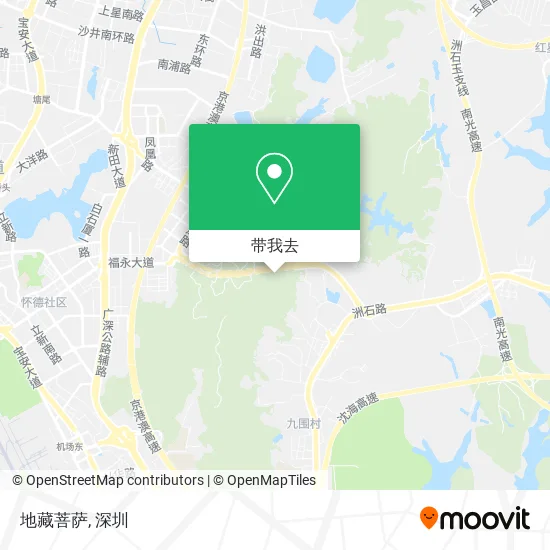 地藏菩萨地图