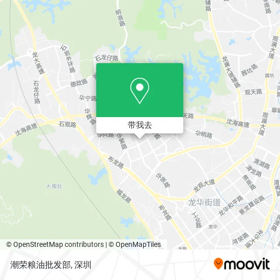 潮荣粮油批发部地图