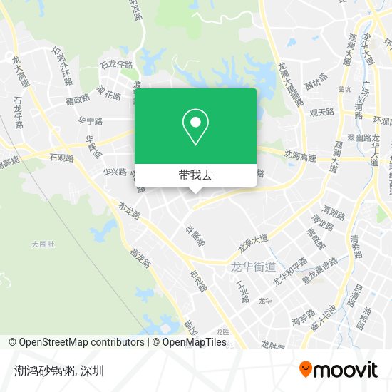 潮鸿砂锅粥地图