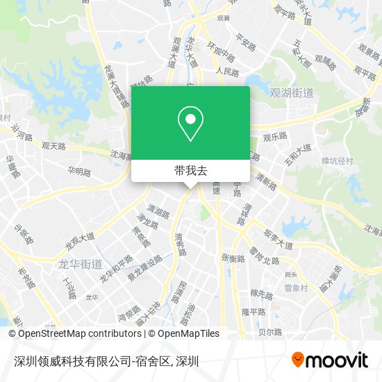 深圳领威科技有限公司-宿舍区地图