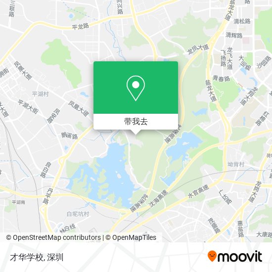 才华学校地图