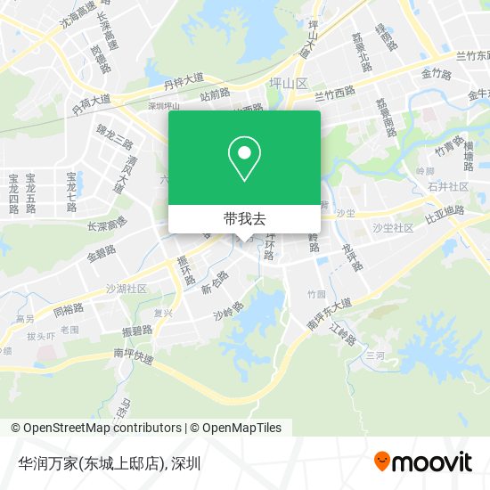 华润万家(东城上邸店)地图