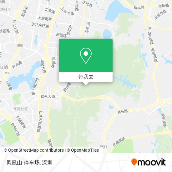 凤凰山-停车场地图