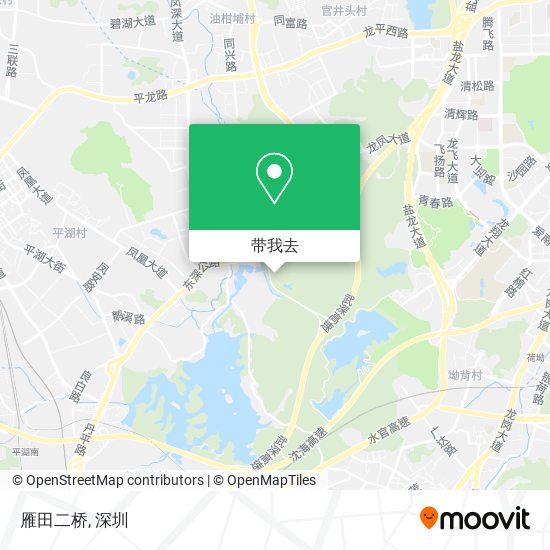 雁田二桥地图
