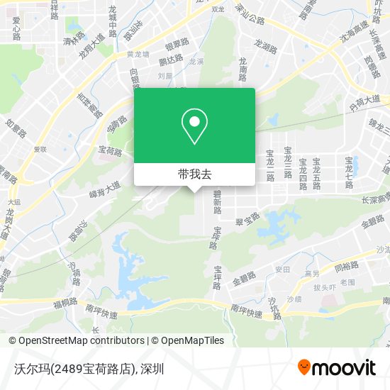 沃尔玛(2489宝荷路店)地图
