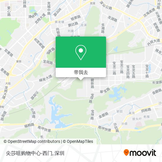 尖莎咀购物中心-西门地图