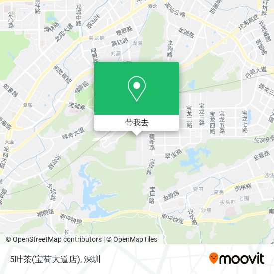 5叶茶(宝荷大道店)地图
