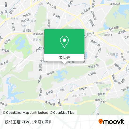 畅想国度KTV(龙岗店)地图