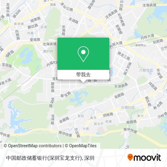 中国邮政储蓄银行(深圳宝龙支行)地图