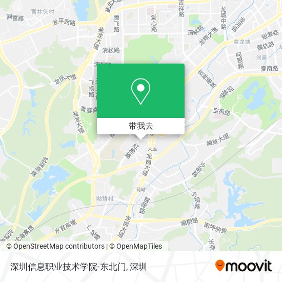 深圳信息职业技术学院-东北门地图
