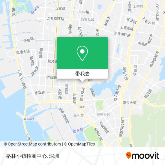 格林小镇招商中心地图