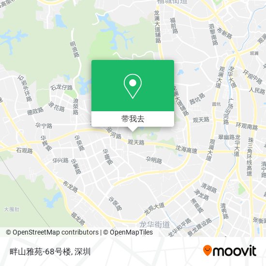 畔山雅苑-68号楼地图