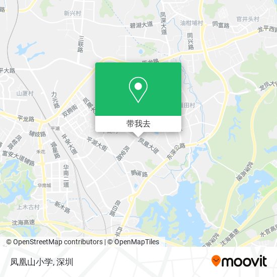 凤凰山小学地图