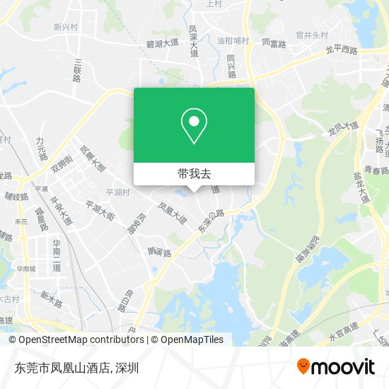 东莞市凤凰山酒店地图
