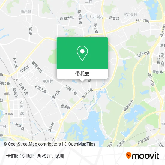 卡菲码头咖啡西餐厅地图