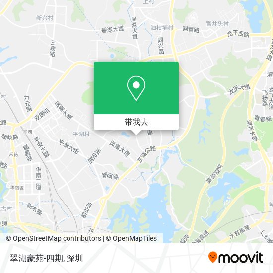 翠湖豪苑-四期地图