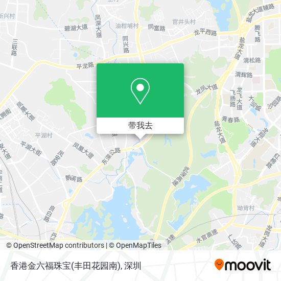 香港金六福珠宝(丰田花园南)地图