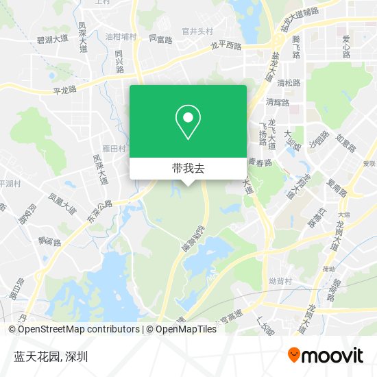 蓝天花园地图