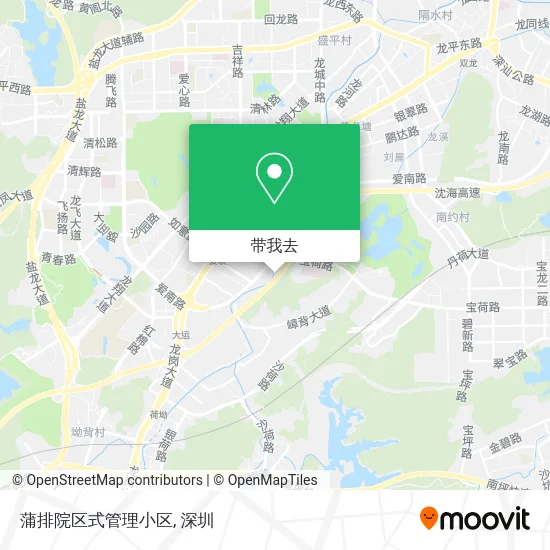 蒲排院区式管理小区地图