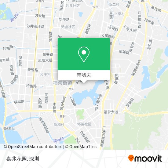 嘉兆花园地图