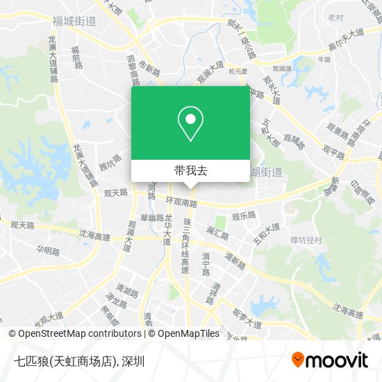 七匹狼(天虹商场店)地图