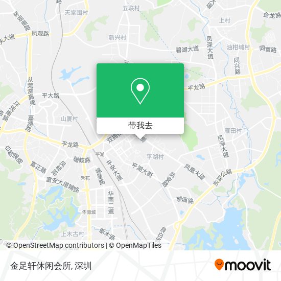 金足轩休闲会所地图