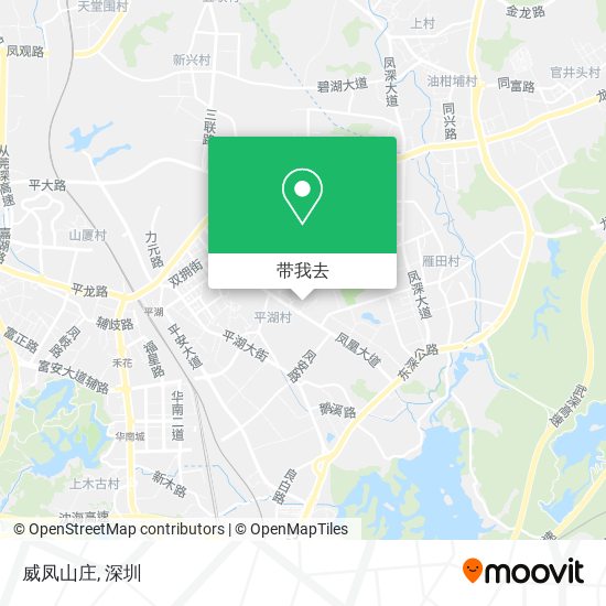 威凤山庄地图
