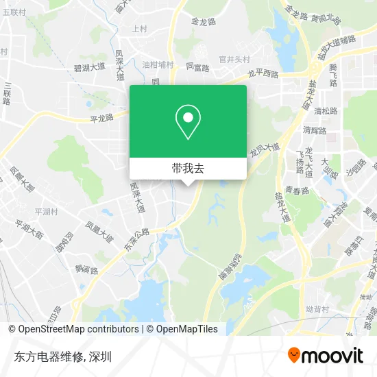 东方电器维修地图