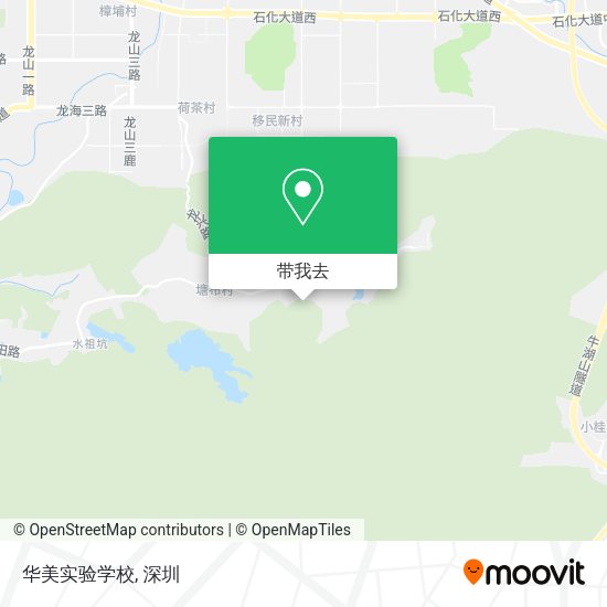 华美实验学校地图