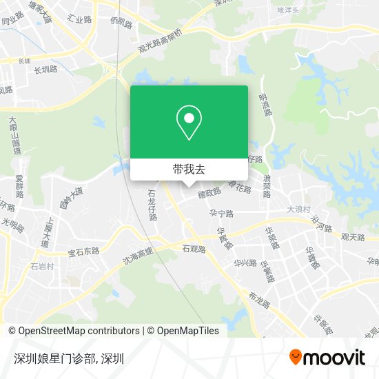 深圳娘星门诊部地图