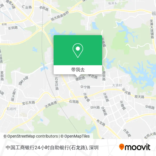 中国工商银行24小时自助银行(石龙路)地图