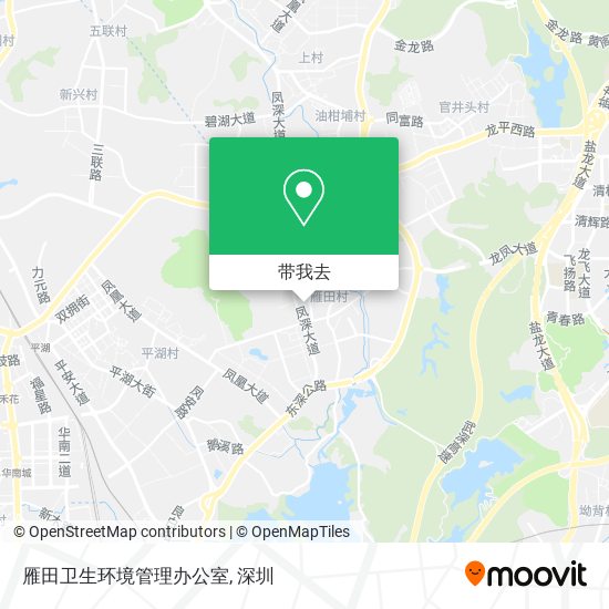 雁田卫生环境管理办公室地图