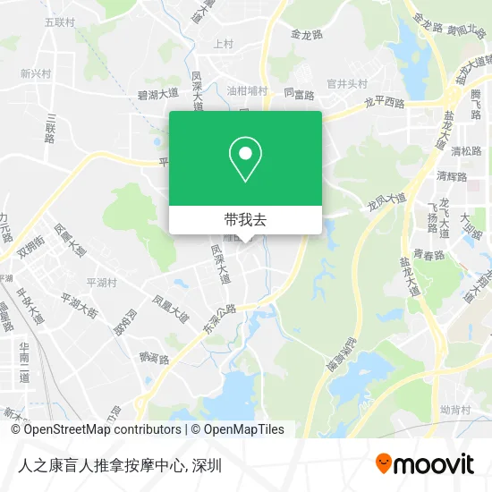 人之康盲人推拿按摩中心地图