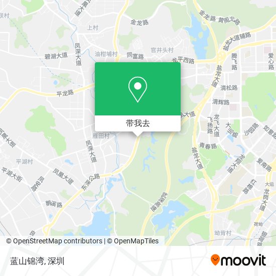 蓝山锦湾地图