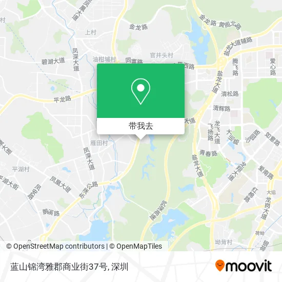 蓝山锦湾雅郡商业街37号地图