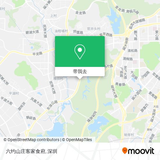 六约山庄客家食府地图
