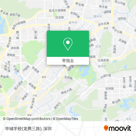 华城学校(龙腾三路)地图