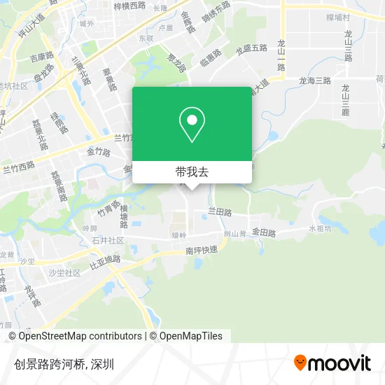 创景路跨河桥地图