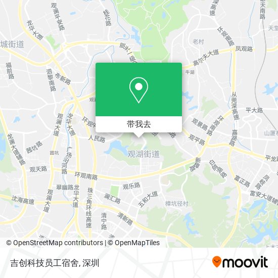 吉创科技员工宿舍地图