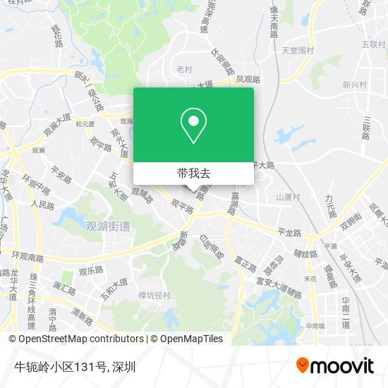 牛轭岭小区131号地图