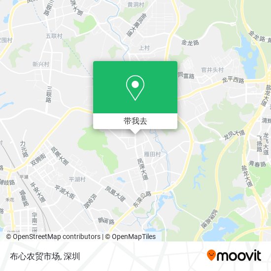 布心农贸市场地图