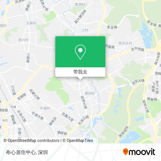 布心居住中心地图