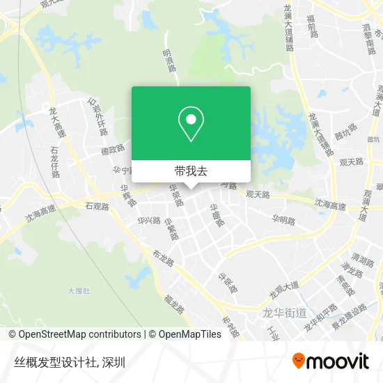 丝概发型设计社地图