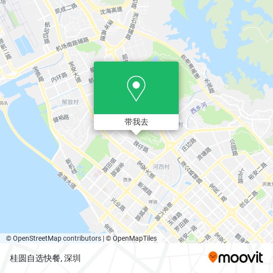 桂圆自选快餐地图