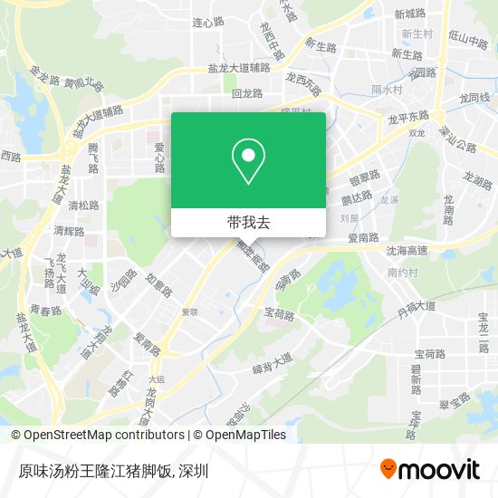 原味汤粉王隆江猪脚饭地图