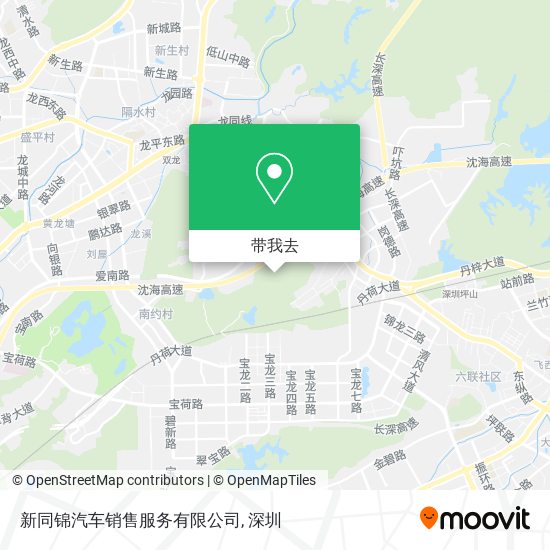 新同锦汽车销售服务有限公司地图