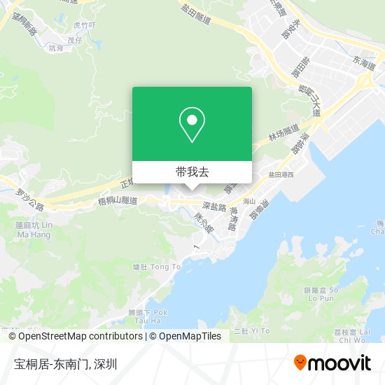 宝桐居-东南门地图