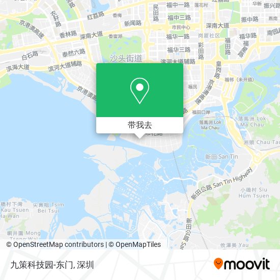 九策科技园-东门地图